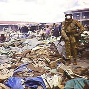 RWANDA : LE  MASSACRE  DE KIBEHO 22 AVRIL 1995