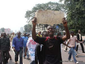 RDC: manifestation à Kinshasa contre les petits commerces des étrangers