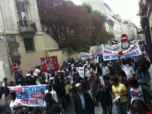 Paris: Manifestations contre la visite de Paul Kagame