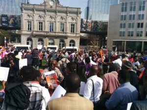 Belgique – Rwanda: Manifestation contre Kagame devant le Parlement européen