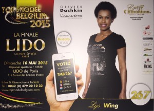 Lys Wing, une rwandaise à la conquête du concours Top model Belgium