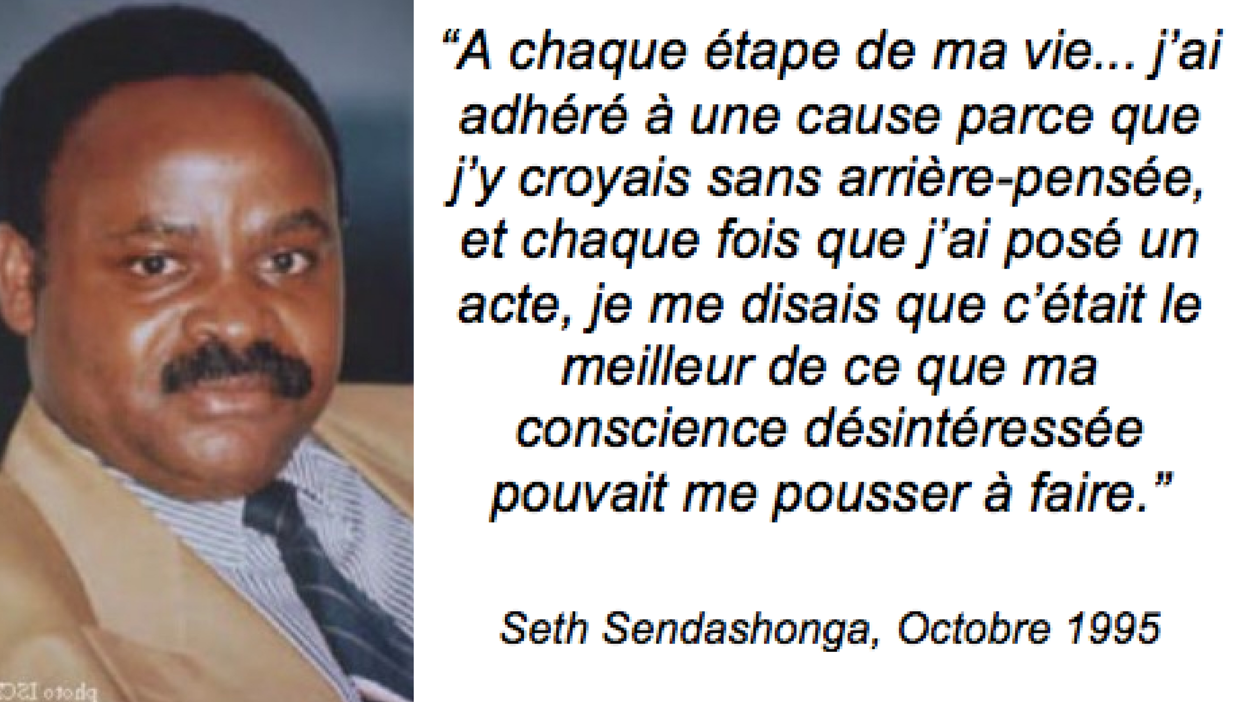 Rwanda – Assassinat de Seth Sendashonga : « la destruction d’un énorme espoir »